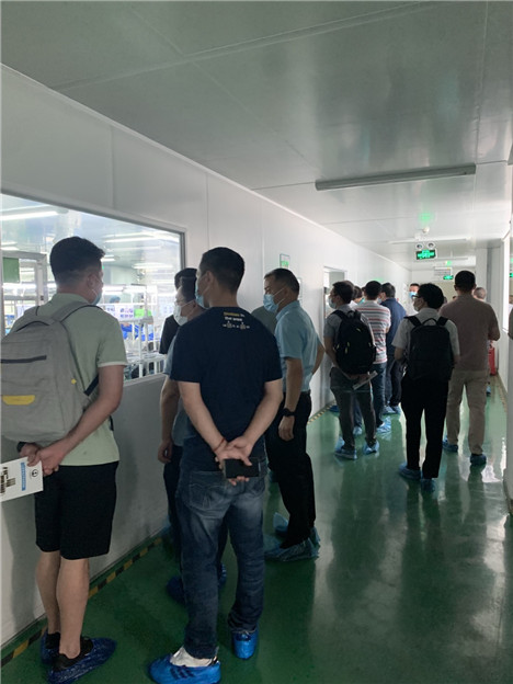 全國衛生產業企業管理協會凈水產業分會唐會長一行蒞臨家樂士參觀考察